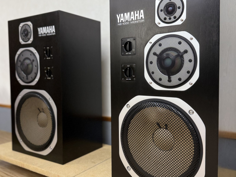 レリックでオーバーホール、修理済みのYAMAHA　NS-1000M